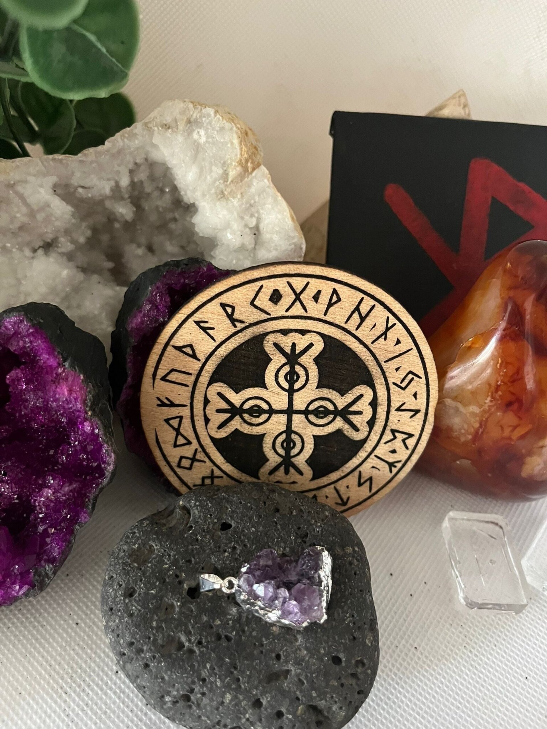 Colgante drusa amatista - 1