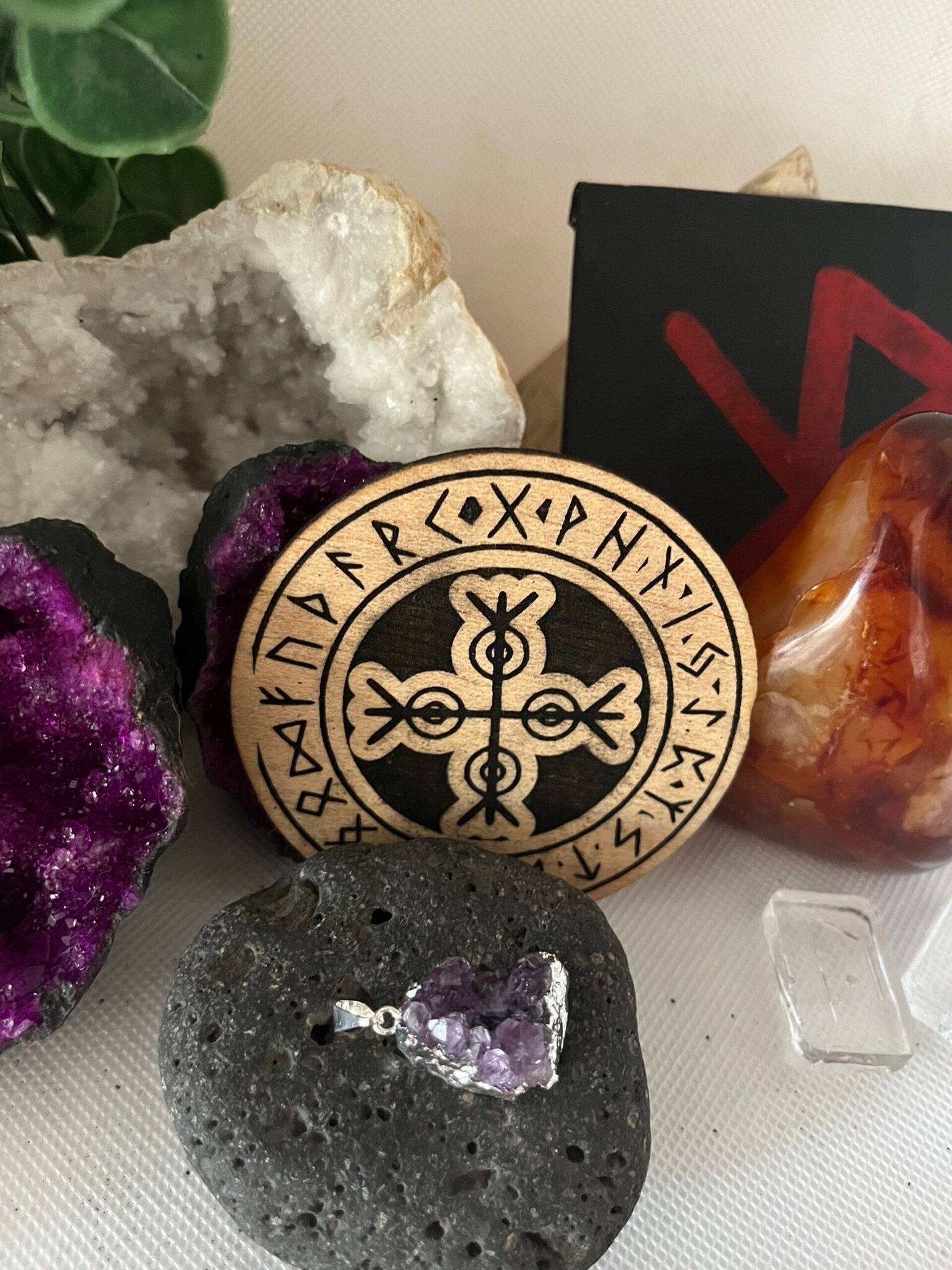 Colgante drusa amatista - 2